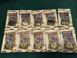Lot of 10 Pokemon Astral Radiance Blister Packs - Oricorio Promo Holo + Coin - Image 1