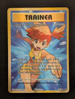 2016 Pokemon TCG XY Evolutions Misty’s Determination 108/108 Full Art Ultra Rare - Image 1