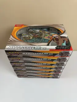 Lot of 7: Pokemon Mabosstiff EX Box New SEALED - Image 1