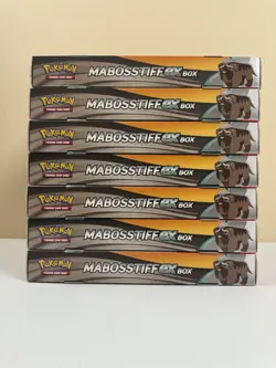 Lot of 7: Pokemon Mabosstiff EX Box New SEALED - Image 2