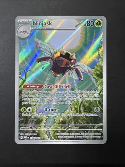 Ninjask 137/132 Illustration Rare Pokemon Mega Evolution - Image 1