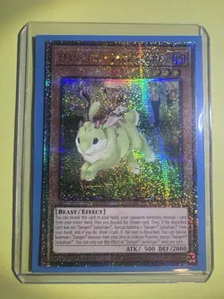 Yugioh Danger!U JackalopeU RA01-EN013 Quarter Century Secret Rare 1st Ed NM - Image 1