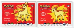 WHOS THAT POKEMON 2025- RAPIDASH & PONYTA * CRACKED ICE HOLO - Image 1