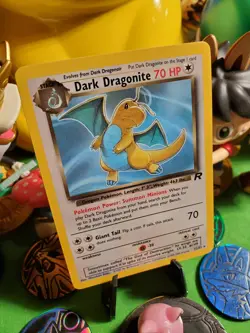 Pokemon TCG Vintage 2000 Team Rocket Set Dark Dragonite 22/82 NM/M Non Holo - Image 2
