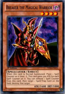 Yugioh Breaker the Magical Warrior YSYR-EN015 1st Ed Starter Deck: Yugi Reloaded - Image 1