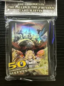 Yugioh The Chronicles: The Fallen & the Virtuous Sleeves 50 Count X4 Sealed - Image 2