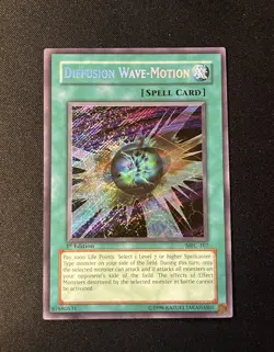 YUGIOH 1st EDITION MFC-107 DIFFUSION WAVE-MOTION SECRET RARE NEAR MINTY - Image 1