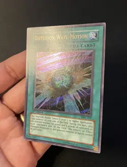 YUGIOH 1st EDITION MFC-107 DIFFUSION WAVE-MOTION SECRET RARE NEAR MINTY - Image 2