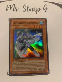 ELEMENTARHELD BUBBLEMAN - 1. AUFLAGE YSDJ-DE017 DEUTSCH Yu-Gi-Oh! CARD SUPER R - Image 2
