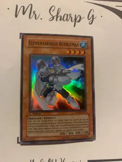 ELEMENTARHELD BUBBLEMAN - 1. AUFLAGE YSDJ-DE017 DEUTSCH Yu-Gi-Oh! CARD SUPER R - Image 3