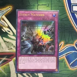 Yugioh! Evenly Matched RA01-EN074 Ultra Rare 1st Edition LP - Image 1