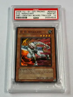 YUGIOH PSA 10 D. D. Assailant DBT-EN002 Super Rare Promo *5285 - Image 1