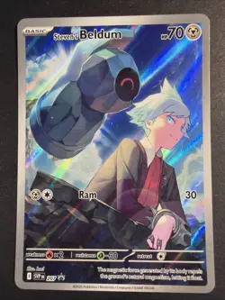 Pokemon TCG Steven's Beldum SVP 207 Rival Battle Deck Black Star Promo Card NM - Image 1