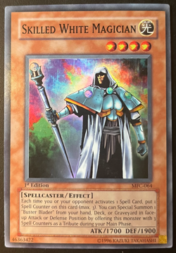 Yu-Gi-Oh! MFC-064 Skilled White Magician 1st Edition 1. AUFLAGE SUPER RARE - Image 1