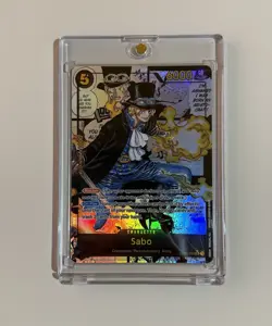 Sabo MANGA ART Super Parallel OP04-083 (PRB-1) One Piece Card English - Image 1