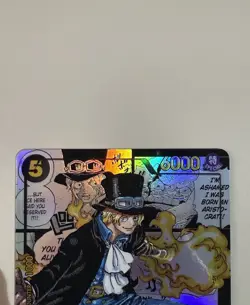 Sabo MANGA ART Super Parallel OP04-083 (PRB-1) One Piece Card English - Image 4