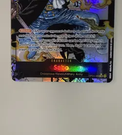 Sabo MANGA ART Super Parallel OP04-083 (PRB-1) One Piece Card English - Image 5