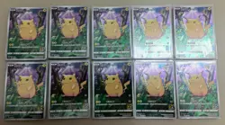 10 Pcs/Lot Pokemon 25th Anniversary Chinese Pikachu 001/028 s8a Holo Mint Cards！ - Image 1