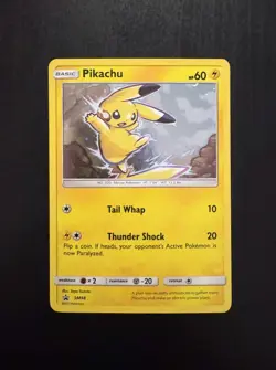 Pikachu SM98 Cosmos Holo Black Star Promo Pokemon Card Rare Sun & Moon 2017 - Image 1