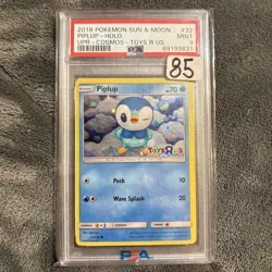 PSA 9 MT - Piplup #32 - Pokemon Card Toys-R-Us Stamped Holo Promo - Image 1