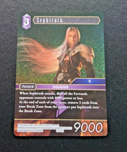 Sephiroth - 11-138S - NM - Final Fantasy Collectible Card Game Rare Opus - Image 1