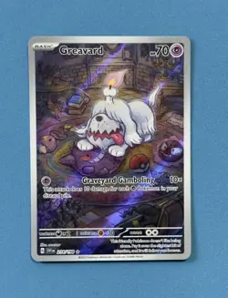 Greavard IR 214/198 Scarlet & Violet Base Set Pokemon Card Mint NM - Image 1