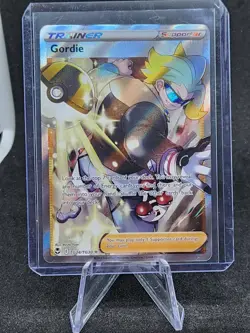 Gordie TG24/TG30 Silver Tempest Trainer Gallery Full Art Holo Pokemon Card NM-M - Image 1