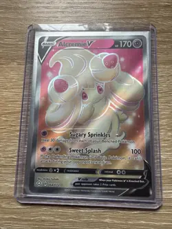 Alcremie V 064/072 Shining Fates NM Full Art Ultra Rare Pokemon Card - Image 1