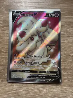 Alcremie V 064/072 Shining Fates NM Full Art Ultra Rare Pokemon Card - Image 2