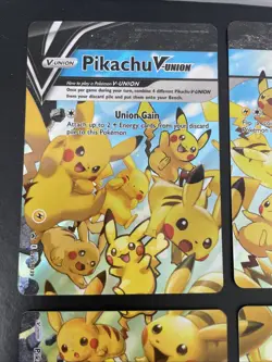 Pikachu V-Union SWSH Promo Pokemon Trading Cards Set - Image 2