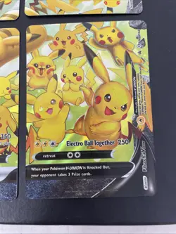 Pikachu V-Union SWSH Promo Pokemon Trading Cards Set - Image 5