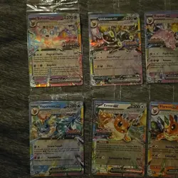 Prismatic Evolutions Complete Set Of 9 Eeveeloution Ex Cards Regular Stamped - Image 2