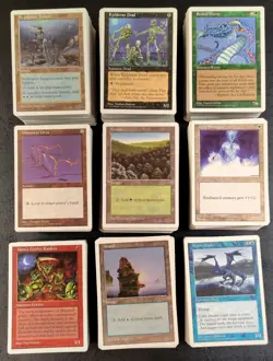 Wizards of the Coast Magic The Gathering Deckmaster CCG Card Lot 1997 - Image 1