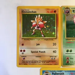 Vintage Pokemon Card Holo Rare Lot Base Set Jungle 90s Ken Sugimori Art Lot - Image 3
