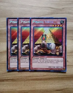 Yu-Gi-Oh - Pyramid Turtle 3X - Full Playset - LCYW-EN245 - Secret Rare - Image 1