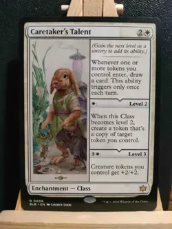 Caretaker's Talent - Bloomburrow - Rare - NM (See pics) MTG - Image 1