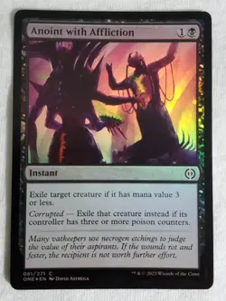 Anoint with Affliction 081 Phyrexia: All Will Be One Foil MTG: Magic the Gatheri - Image 1