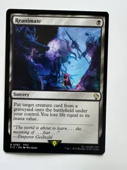 NM Reanimate, MTG, Final Fantasy Commander, Magic the Gathering, 282 - Image 1