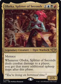 Obeka, Splitter of Seconds R Outlaws of Thunder Junction 222 NM - Image 1