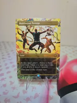 Multiverse Passage Nonfoil Borderless MTG Spiderman - Image 1