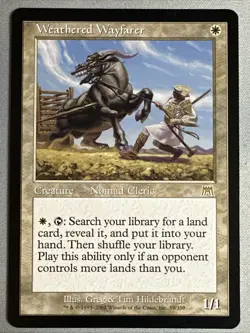 MTG / Weathered Wayfarer / ONS / #59 / Regular / Rare / NM - Image 1