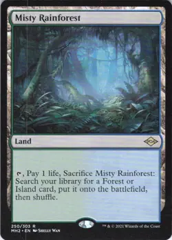 MTG Misty Rainforest (250) | NM | Modern Horizons 2 {MH2} - Image 1