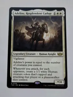 MTG Adeline, Resplendent Cathar - Commander: Tarkir: Dragonstorm (TDC) 108 - Image 1