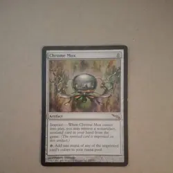 MTG Chrome Mox, Heavy Play, English Mirrodin - Image 1