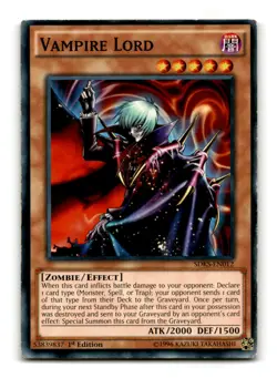 Vampire Lord - SDKS-EN012 1st Edition - YuGiOh-LP - Image 1