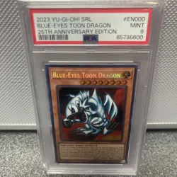 Yu-Gi-Oh! TCG Blue-Eyes Toon Dragon Spell Ruler Srl-En000 Secret Rare PSA 9 - Image 1