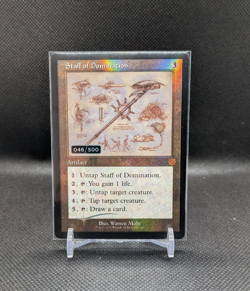 Staff Of Domination - Magic The Gathering - Serialized (046/500) Schematic #119 - Image 1
