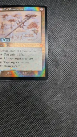 Staff Of Domination - Magic The Gathering - Serialized (046/500) Schematic #119 - Image 4