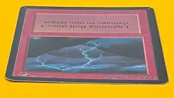 MTG LIGHTNING BOLT Alpha (OldManMTG 012-020) - Image 3