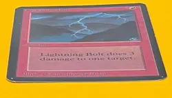 MTG LIGHTNING BOLT Alpha (OldManMTG 012-020) - Image 5